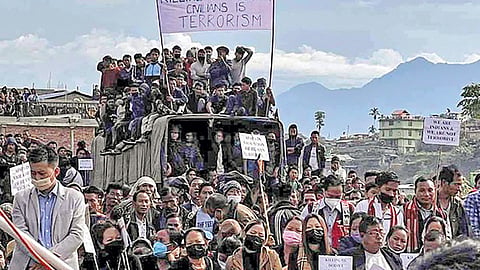 Nagaland public march