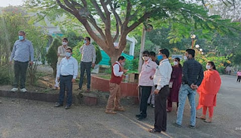 19 students with one teacher were found corona positive at navodaya vidyalaya
