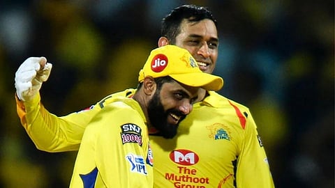 Ravindra Jadeja And MS Dhoni