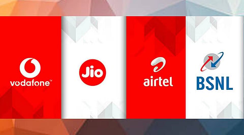 Jio, Airtel, Vi, and bsnl