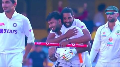 gabba test win one year india vs australia