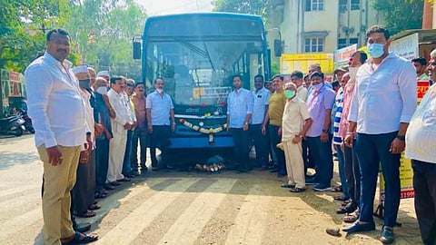 Finally Sukhsagar Nagar bus service started
