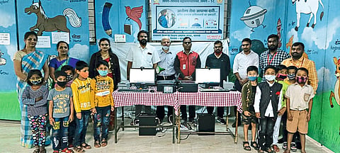 डाक विभागाच्या वतीने सांगवीत आधार नोंदणी शिबिर
