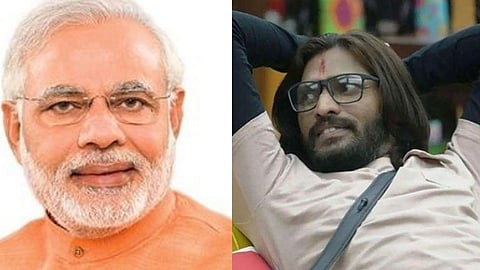Prime Minister Narendra Modi And Abhijit Bichukale