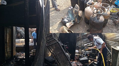gas leak explosion in Sangli