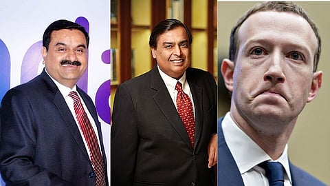 Gautam Adani Mukesh Ambani Now Richer Then Mark Zuckerberg