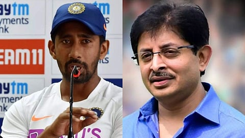 sourav ganguly elder brother reaction after Wriddhiman Saha reveal private conversation