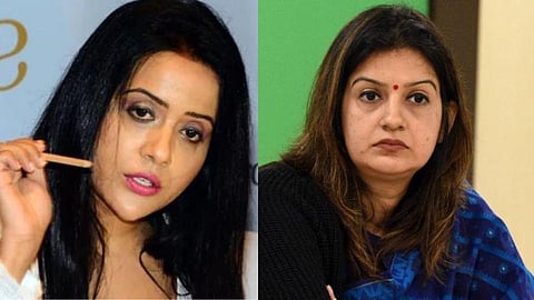 Amruta Fadnavis and Priyanka Chaturvedi