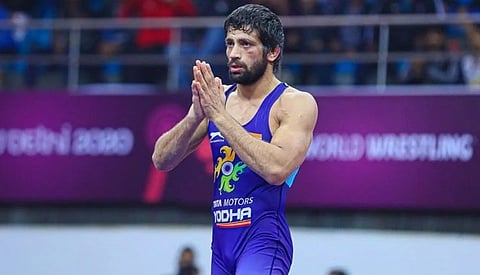 Wrestler Ravi Kumar Dahiya wins gold