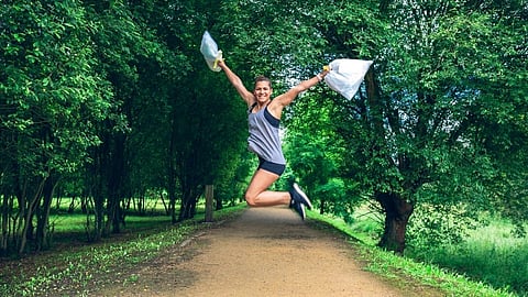 Plogging exercise