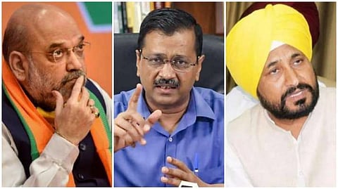 CM चन्नी, अमित शहा एकत्र; केजरीवालांच्या 'त्या' वक्तव्यामुळे वाद पेटला
