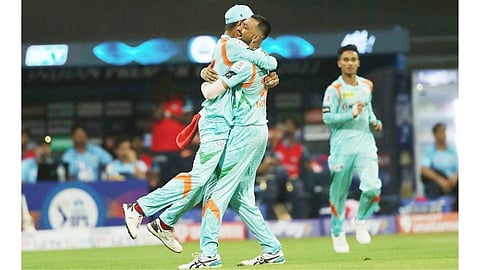 lsg vs gt news | deepak hooda hugs krunal pandya