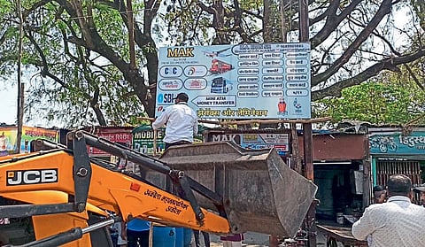 Corporation action on unauthorized hoarding