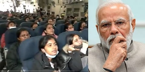 Ajay Bhatt Chant Modiji Zindabad Ukraine Evacuated Student