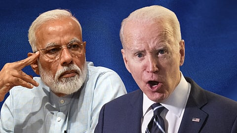 Joe Biden - Narendra Modi