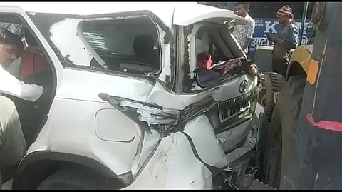 Keshav Prasad sons road accident