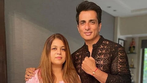 Sonu Sood and sister Malvika Sood