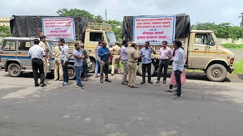 Tehsildar Vijay Talekar did work awareness about Corona rural areas panvel