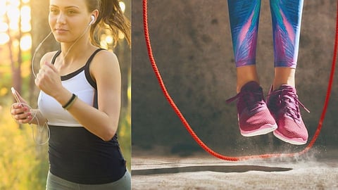 skipping or running what is effective for weight-loss