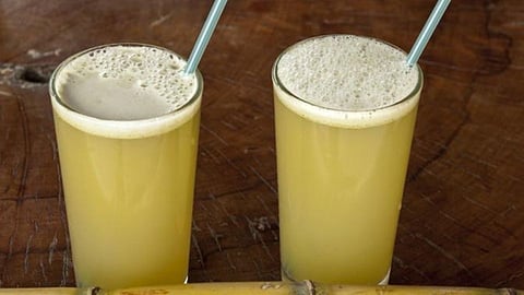 water from clay pot Lemon syrup sugarcane juice for us plight of workers pune