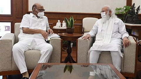 sharad pawar meets PM Modi