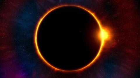 Two eclipses in the month of October Annular solar eclipse lunar eclipse