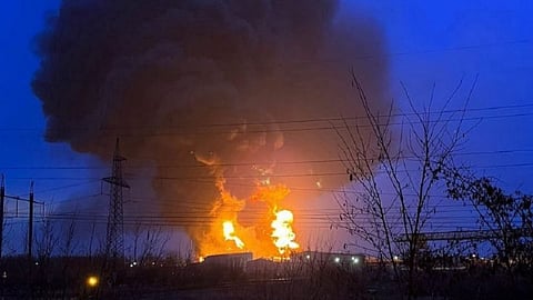Ukraine Air Strike On Russia