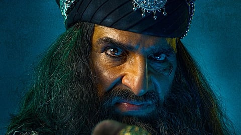 mukesh rishi as afjal khan in sher shivraj movie