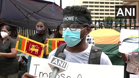 People Protest Sri Lankan Government