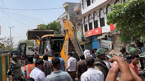 Jahangirpuri Demolition Photos
