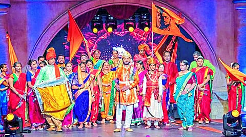 play on Chhatrapati Shivaji Maharaj in American marathi school