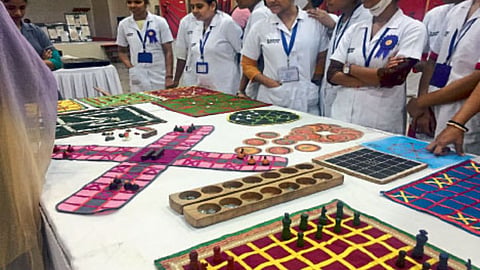 Exhibition Shivakalin weapons coins at Dadar Curiosity about historical sitting games
