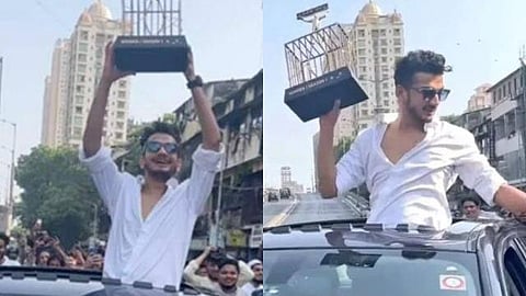 Lock Upp Winner Munawar Faruqui Arrives in Dongri