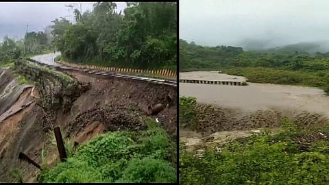 Railway Service Affects Due To Landslide