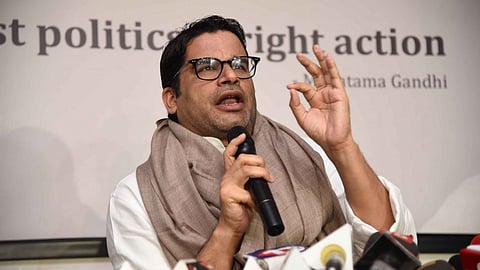 Prashant Kishor speaking during an interview about BJP's prospects in the Haryana and Jammu-Kashmir elections.