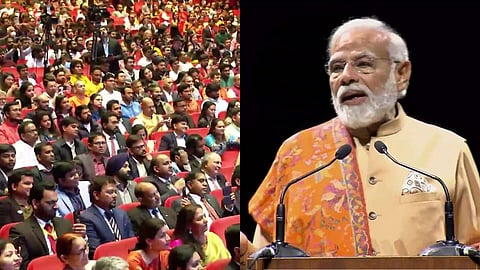 2024 modi once more chants pm modi germany visit indian in berlin watch video