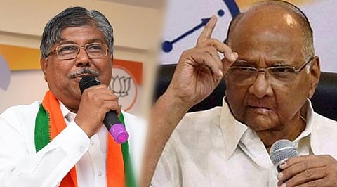 Chandrakant patil on Sharad pawar