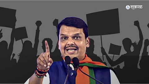Aurangabad Water issue BJP Devendra Fadnavis lead movement