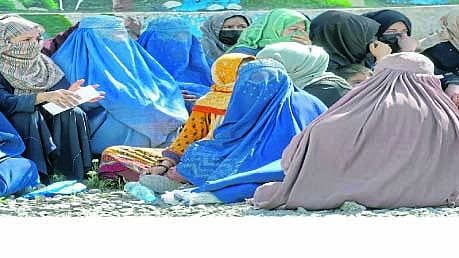 Restrictions on Afghan women