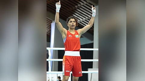 Nikhat Zareen win gold medal in Women World Boxing Championships beats Jitpong Jutamas