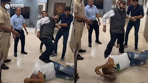 Shikhar Dhawan Father Kicked And Punched Gabbar Video Viral