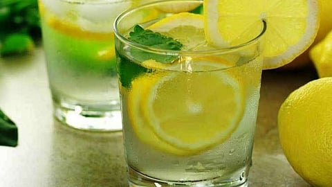lemon water