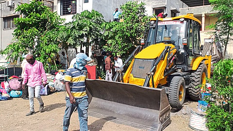 Encroachment JCB