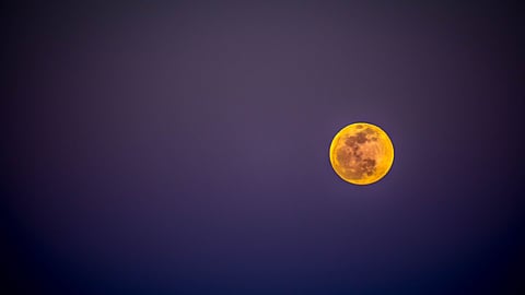 The first Super Moon 2022 14June in this year