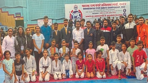 Aurangabad district won 28 medals in karate competition