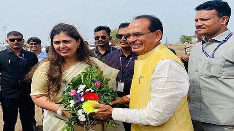 Pankaja Munde And Shivraj Singh Chouhan