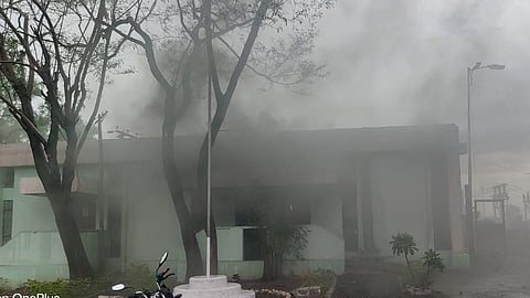 fire caught MSEDCL office