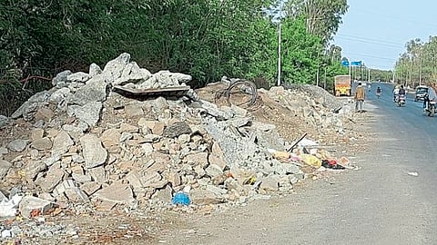 Garbage on Road