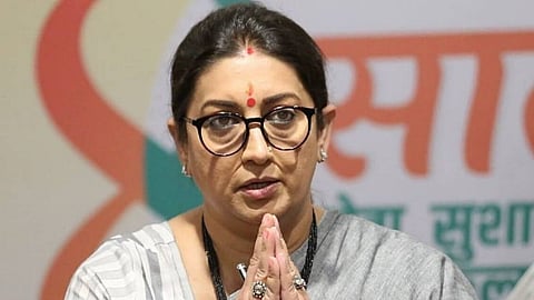 Smriti Irani criticizes Telangana CM K. Chandrasekhar Rao