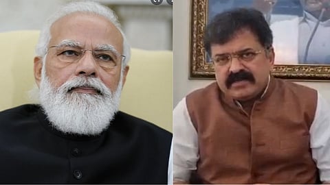 Jitendra Awhad said it is not acceptable to put pm Narendra Modi photo on garbage can in Arab country